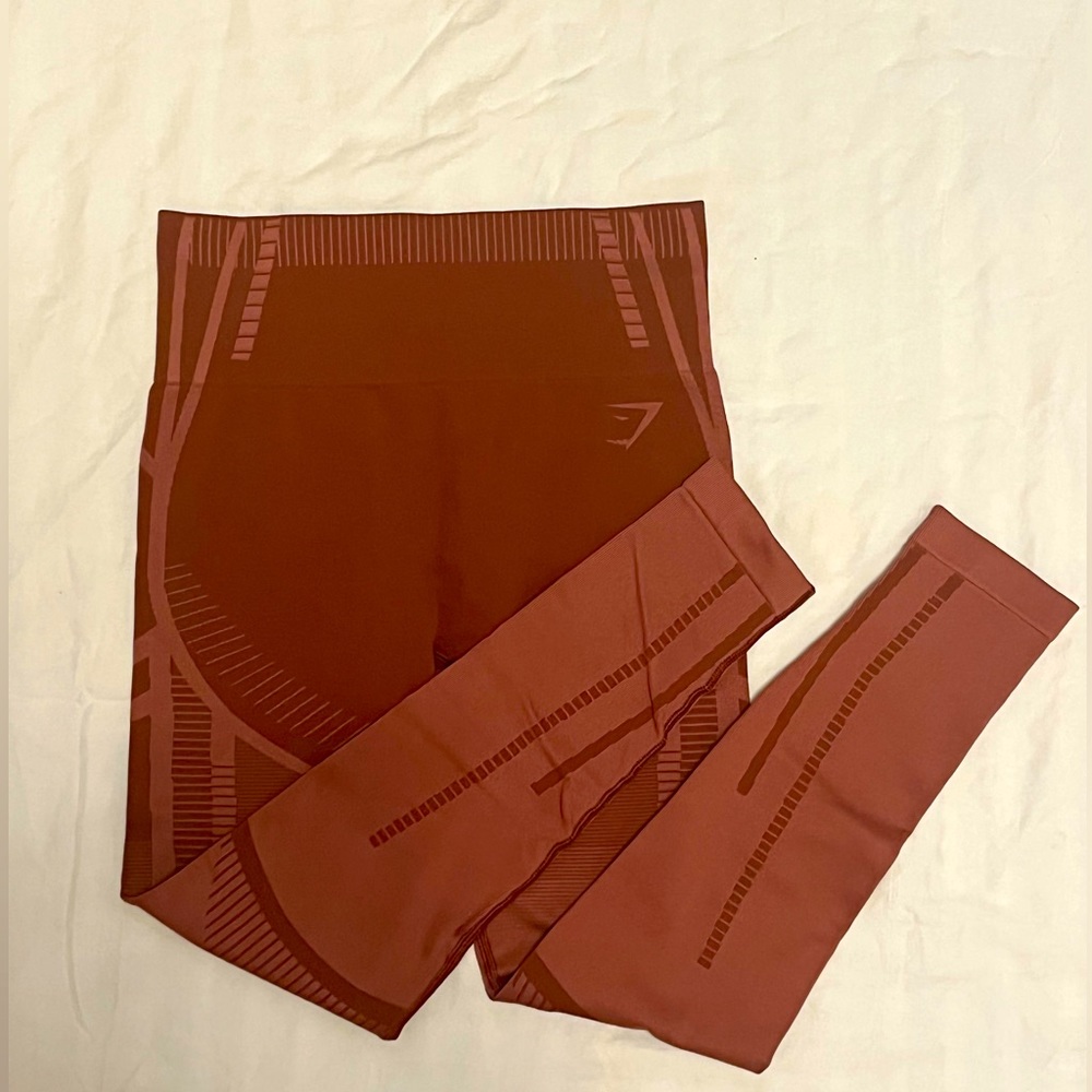 Mauve Gymshark Seamless Leggings